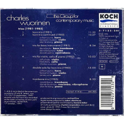 Wuorinen Charles CD Trios (1981 - 1985)  kansi EX- levy EX Käytetty CD