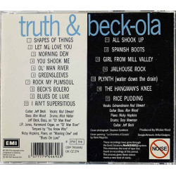 Beck Jeff CD Truth & Beck-ola  kansi EX- levy EX Käytetty CD