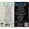 Beck Jeff CD Truth & Beck-ola  kansi EX- levy EX Käytetty CD