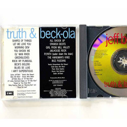Beck Jeff CD Truth & Beck-ola  kansi EX- levy EX Käytetty CD