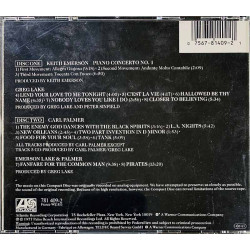 Emerson, Lake & Palmer CD Works vol.1 2CD  kansi EX- levy EX Käytetty CD