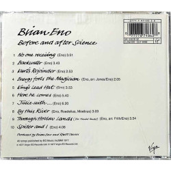 Eno Brian 1977 0777 7 87186 2 8 Before and After Science CD Begagnat