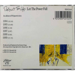 Fripp Robert CD Let the Power Fall  kansi EX- levy EX Käytetty CD