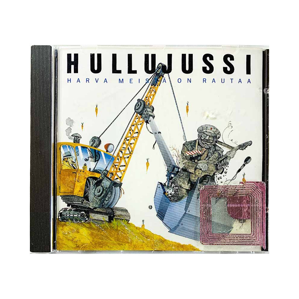 Hullujussi CD Harva meistä on rautaa  kansi EX- levy EX Käytetty CD