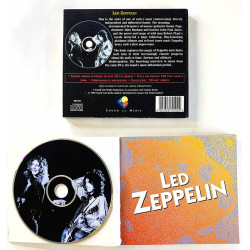 Led Zeppelin CD Interview Disc & Fully Illustrated Book  kansi EX- levy EX Käytetty CD