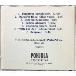 Pohjola Pekka CD Changing Waters  kansi EX- levy EX Käytetty CD
