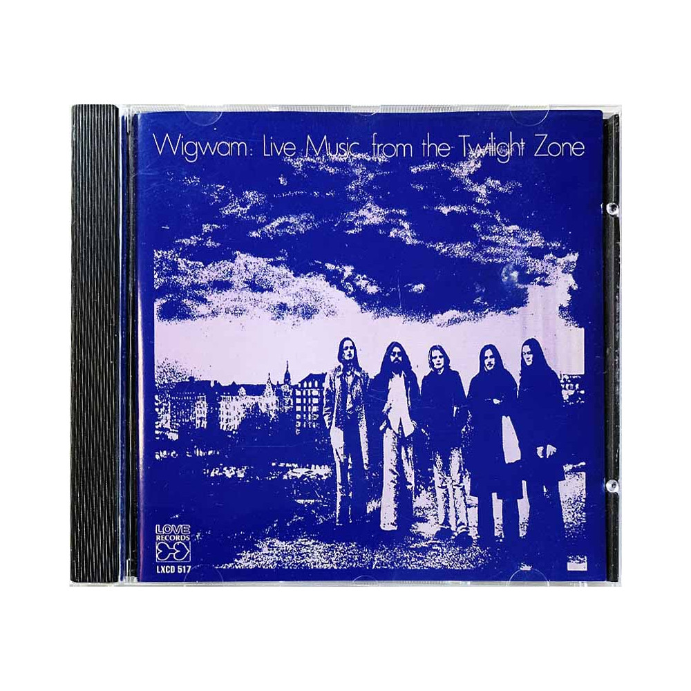 Wigwam CD Live Music from the Twilight Zone  kansi EX- levy EX Käytetty CD