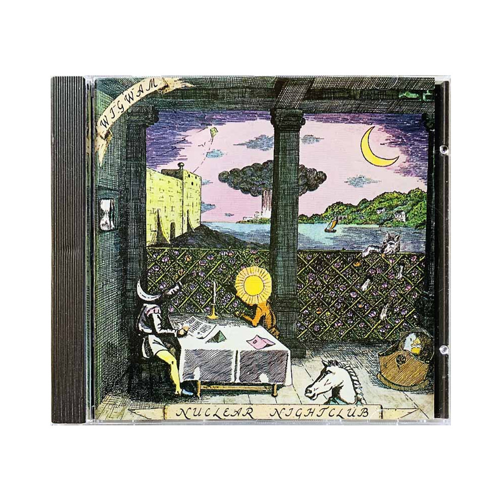 Wigwam CD Nuclear Nightclub  kansi EX- levy EX- Käytetty CD