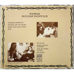 Wigwam CD Nuclear Nightclub  kansi EX- levy EX- Käytetty CD