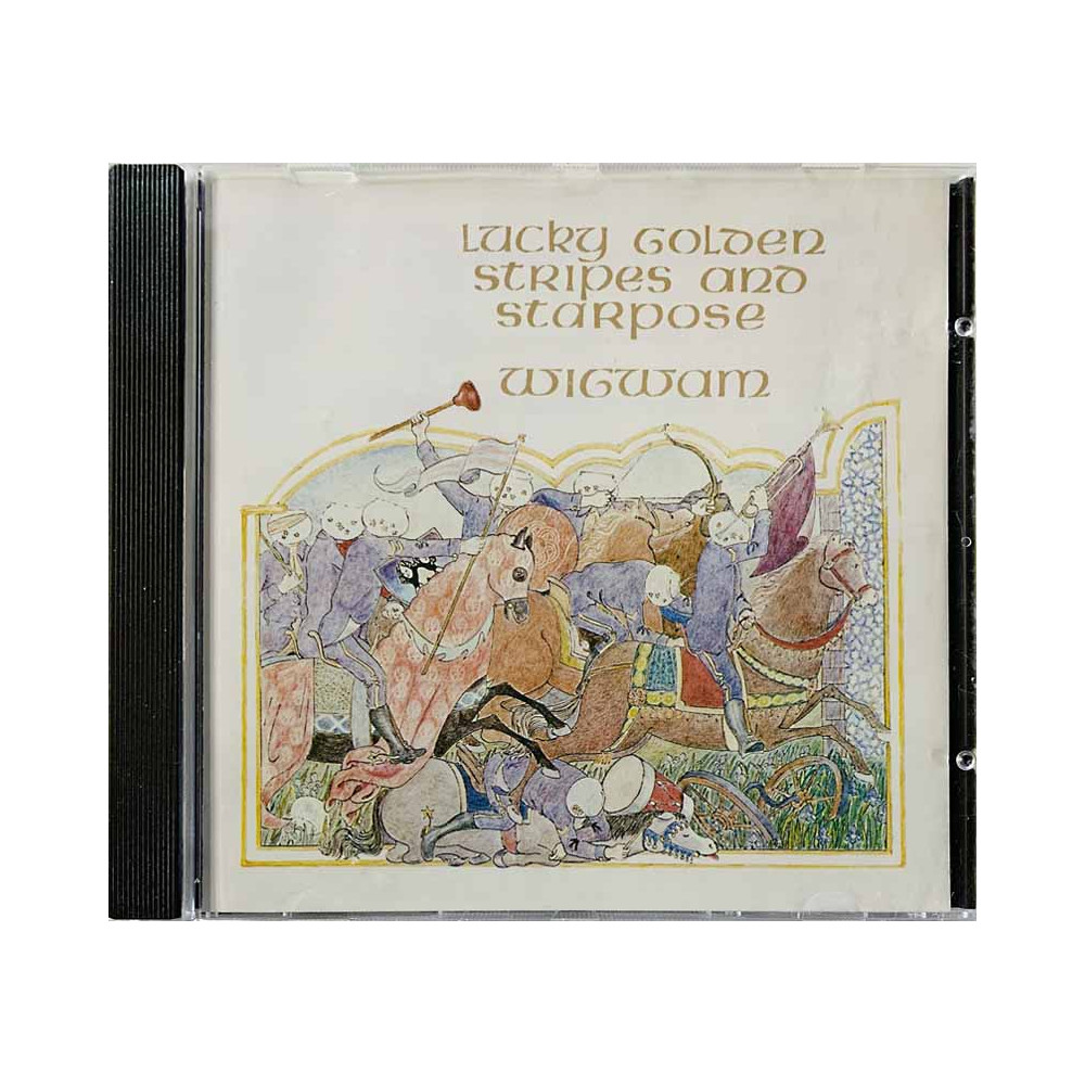 Wigwam CD Lucky Golden Stripes and Starpose  kansi VG+ levy EX Käytetty CD