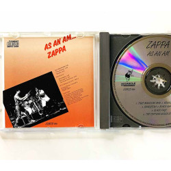 Zappa Frank CD As An Am  kansi EX- levy EX Käytetty CD