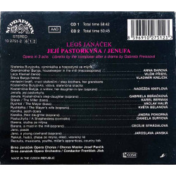 Leoš Janácek, opera in 3 acts 1992 102751-2 612 Jenufa 2CD CD Begagnat