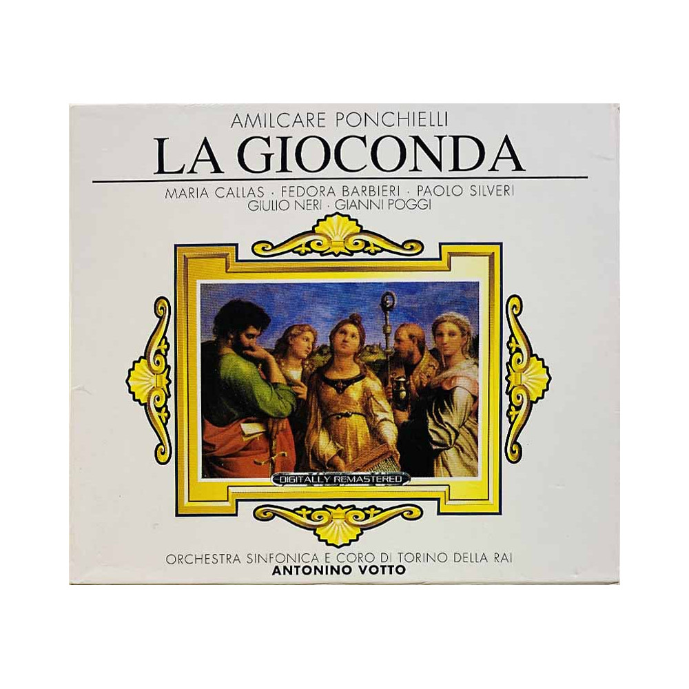 Amilcare Ponchielli, Maria Callas CD La Gioconda 3CD  kansi EX levy EX Käytetty CD