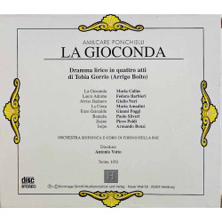 Amilcare Ponchielli, Maria Callas CD La Gioconda 3CD  kansi EX levy EX Käytetty CD