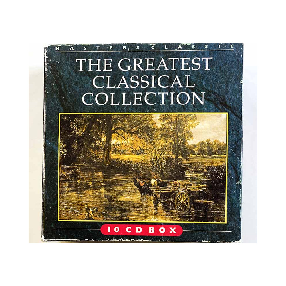 Grieg, Vivaldi,Beethoven, Bach ym. CD The Greatest Classical Collection 10CD  kansi VG+ levy EX- Käytetty CD