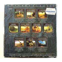 Grieg, Vivaldi,Beethoven, Bach ym. CD The Greatest Classical Collection 10CD  kansi VG+ levy EX- Käytetty CD