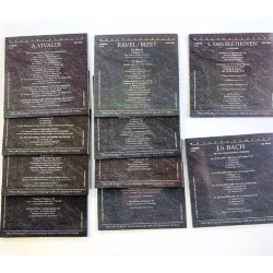 Grieg, Vivaldi,Beethoven, Bach ym. CD The Greatest Classical Collection 10CD  kansi VG+ levy EX- Käytetty CD