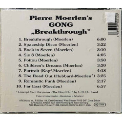 Pierre Moerlen's Gong CD Breakthrough  kansi EX- levy EX Käytetty CD
