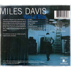 Davis Miles CD Kind of blue  kansi EX- levy EX- Käytetty CD