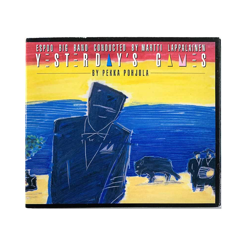 Espoo Big Band CD Yesterday's Games by Pekka Pohjola  kansi EX- levy EX- Käytetty CD