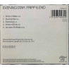 Fripp & Eno CD Evening Star  kansi EX- levy EX Käytetty CD