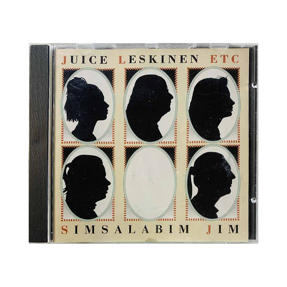 Juice Leskinen ETC CD Simsalabim Jim  kansi EX- levy VG+ Käytetty CD