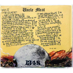 Zappa Frank CD Uncle Meat 2CD  kansi EX- levy EX- Käytetty CD