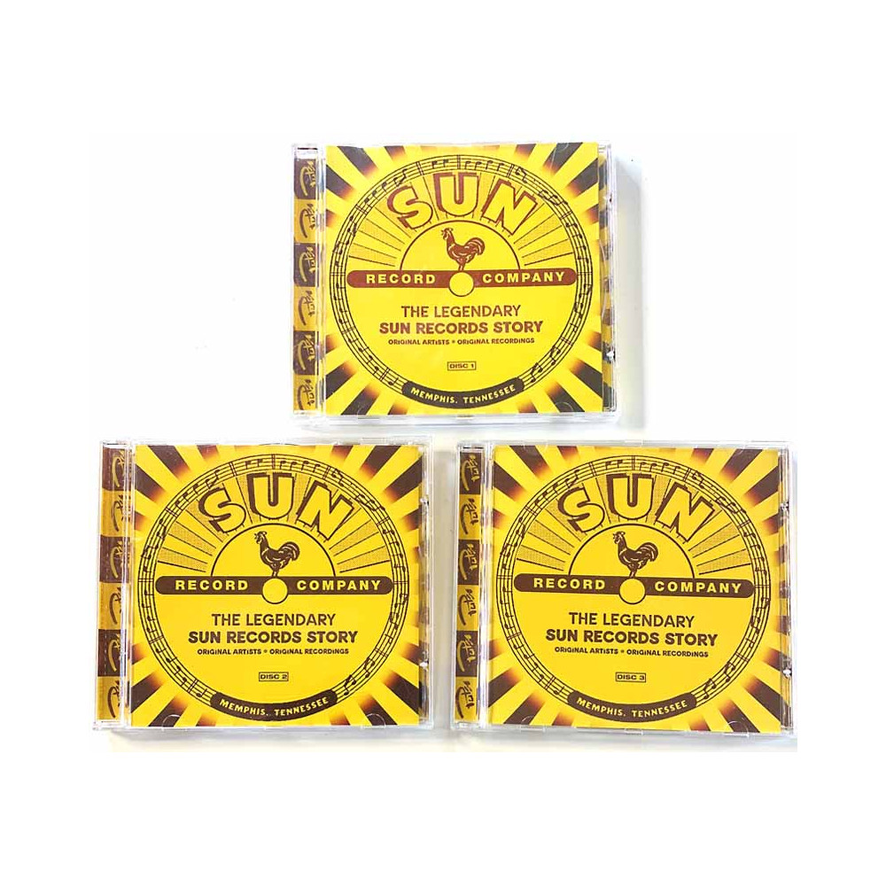 Sonny Burgess, Warren Smith CD The Legendary Sun Records Story 3CD  kansi EX- levy EX Käytetty CD