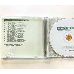 Tangerine Dream CD Tournado  Live In Europe  kansi EX- levy EX Käytetty CD
