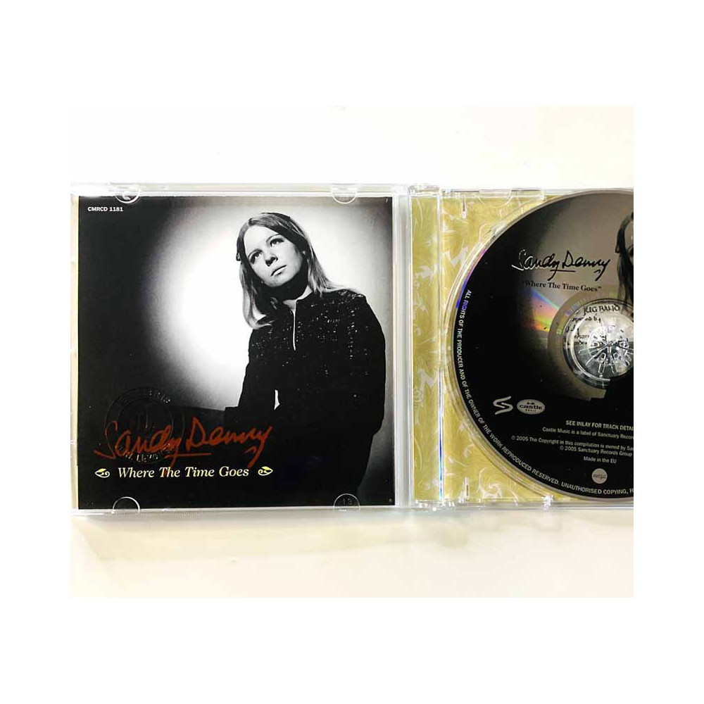 Denny Sandy CD Where the time goes (Sandy '67)  kansi EX- levy EX Käytetty CD
