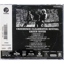 Creedence Clearwater Revival CD Green River  kansi EX- levy EX Käytetty CD