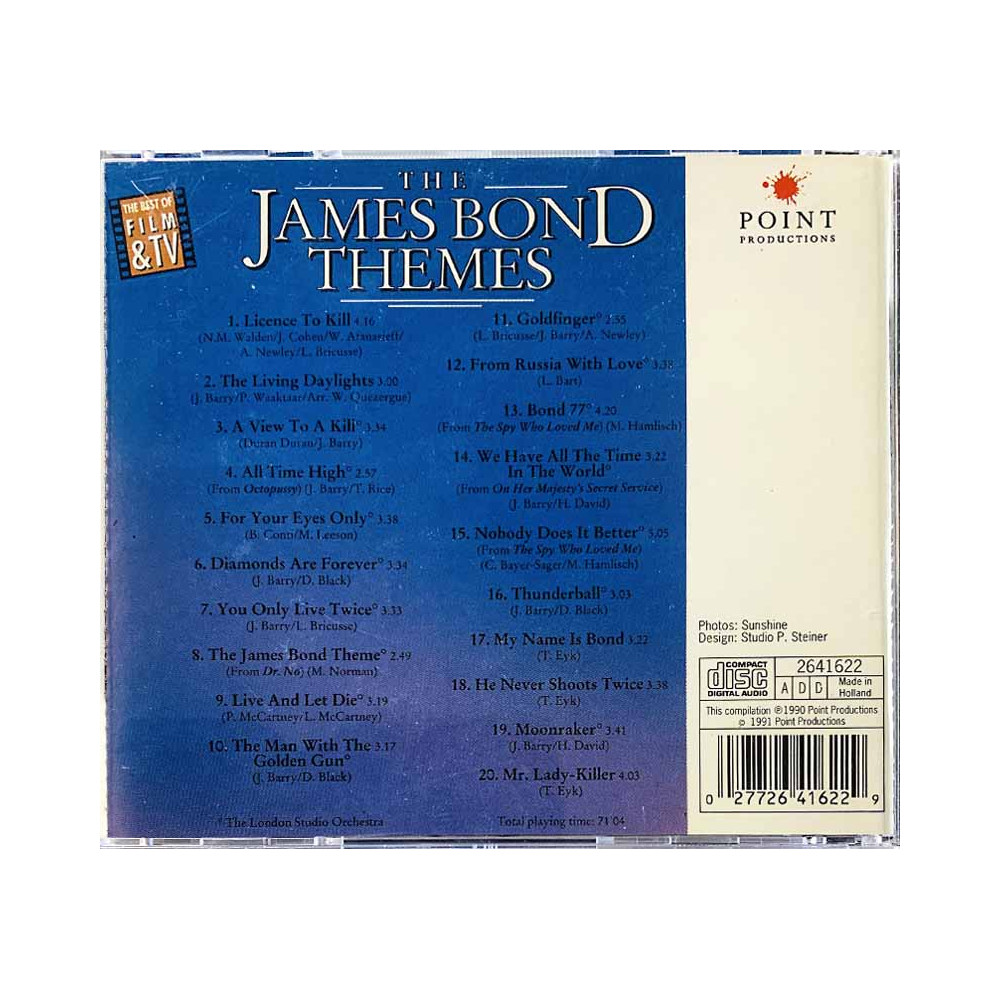 Andromeda Project CD The James Bond Themes  kansi EX- levy EX Käytetty CD