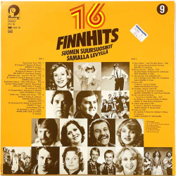 Kontra, Mikko Alatalo, Marion, Maarit LP Finnhits 9  kansi EX- levy VG Käytetty LP