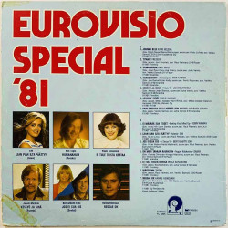 Taiska, Eini, Frederik, Mikko Alatalo LP Eurovisio Special ´81  kansi G levy EX- Käytetty LP