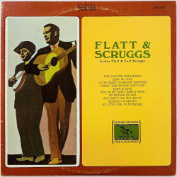 Flatt & Scruggs LP Lester Flatt & Earl Scruggs  kansi VG levy EX Käytetty LP