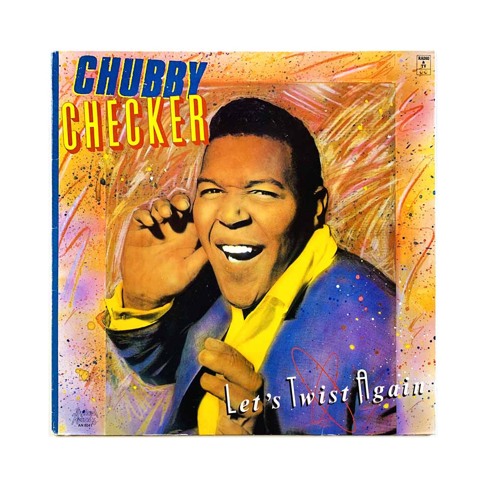 Cheker Chubby LP Let’s Twist Again  kansi EX levy EX Käytetty LP