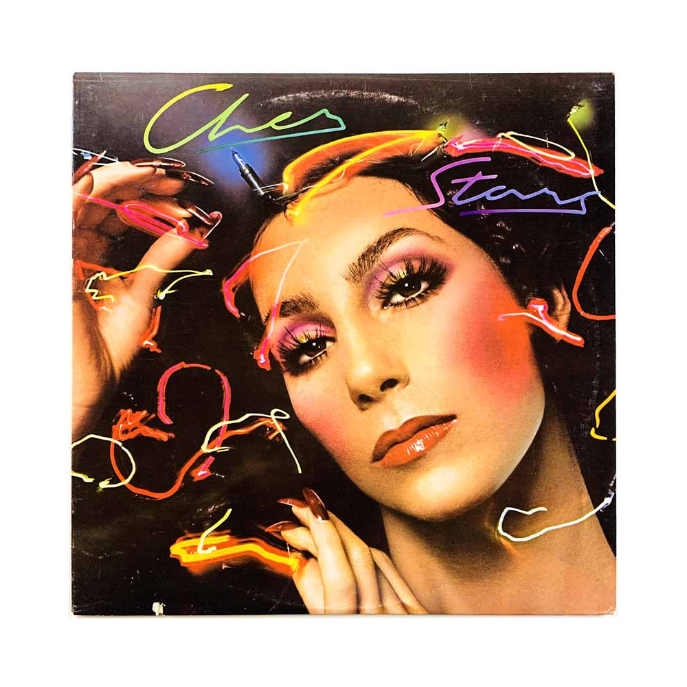 Cher LP Stars  kansi EX levy EX Käytetty LP