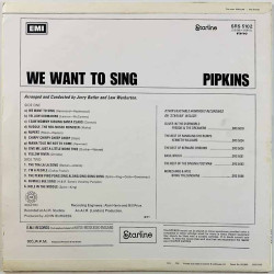 Pipkins LP We want to sing  kansi EX levy VG+ Käytetty LP