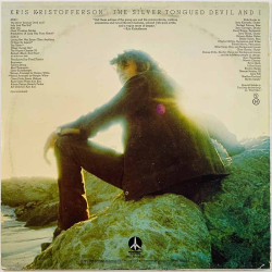 Kristofferson Kris LP The Silver Tongued Devil and I  kansi G+ levy EX- Käytetty LP