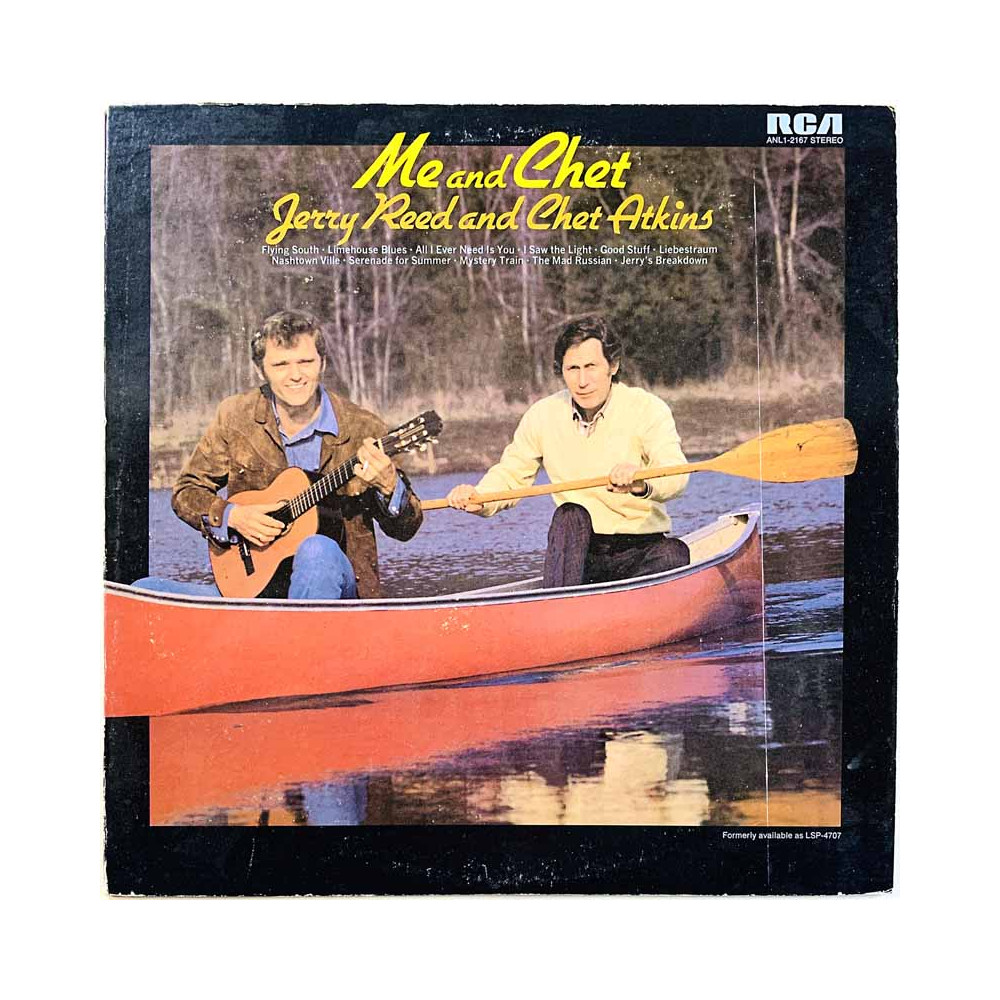 Jerry Reed and Chet Atkins 1977 ANL1-2167 Me And Chet Begagnat LP