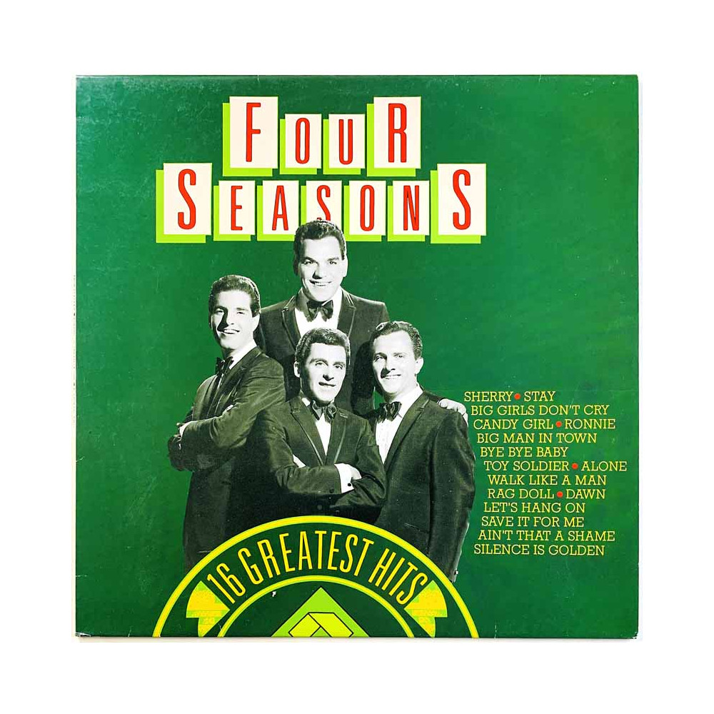 Four Seasons LP 16 greatest hits  kansi EX levy EX Käytetty LP