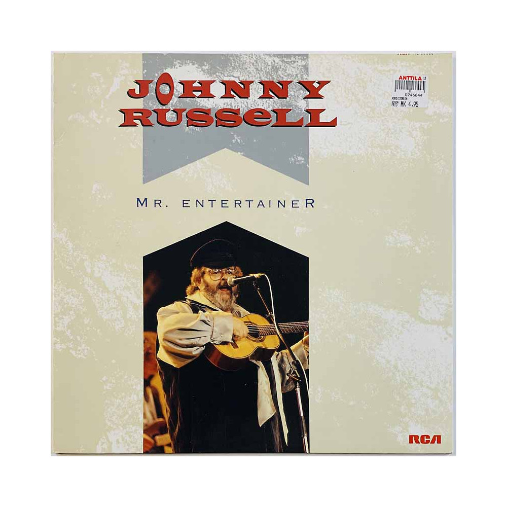 Russell Johnny LP Mr. Entertainer  kansi EX levy EX Käytetty LP