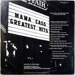 Mama Cass Elliot LP Mama's Big Ones: Her Greatest Hits  kansi VG levy VG Käytetty LP