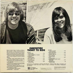 Carpenters 1969 AMLS 64205 Ticket to ride Begagnat LP