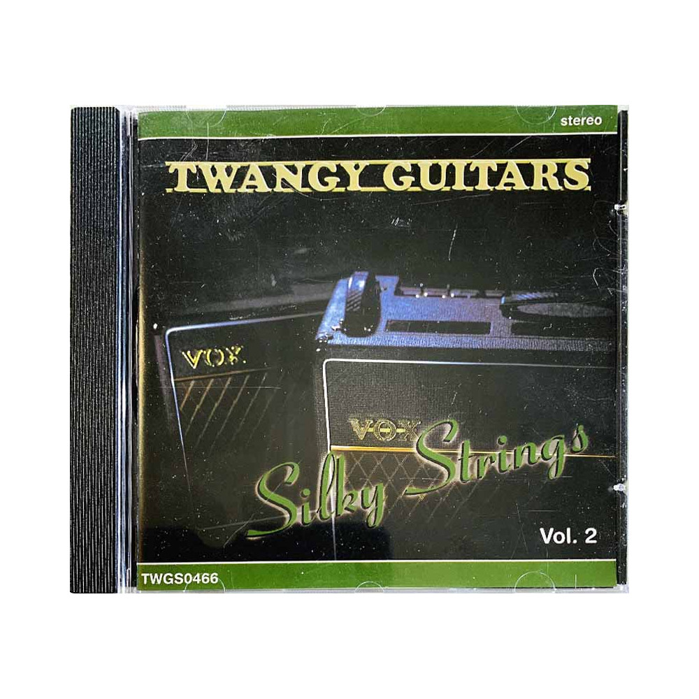 Wanglers, Cruels, Youngers ym. CD Twangy Guitars, Silky Strings Vol. 2  kansi EX- levy EX Käytetty CD