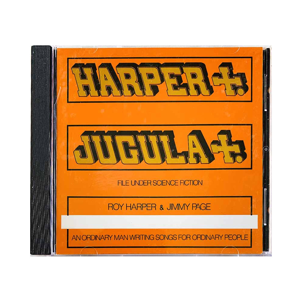 Roy Harper & Jimmy Page CD Jugula  kansi EX- levy EX Käytetty CD