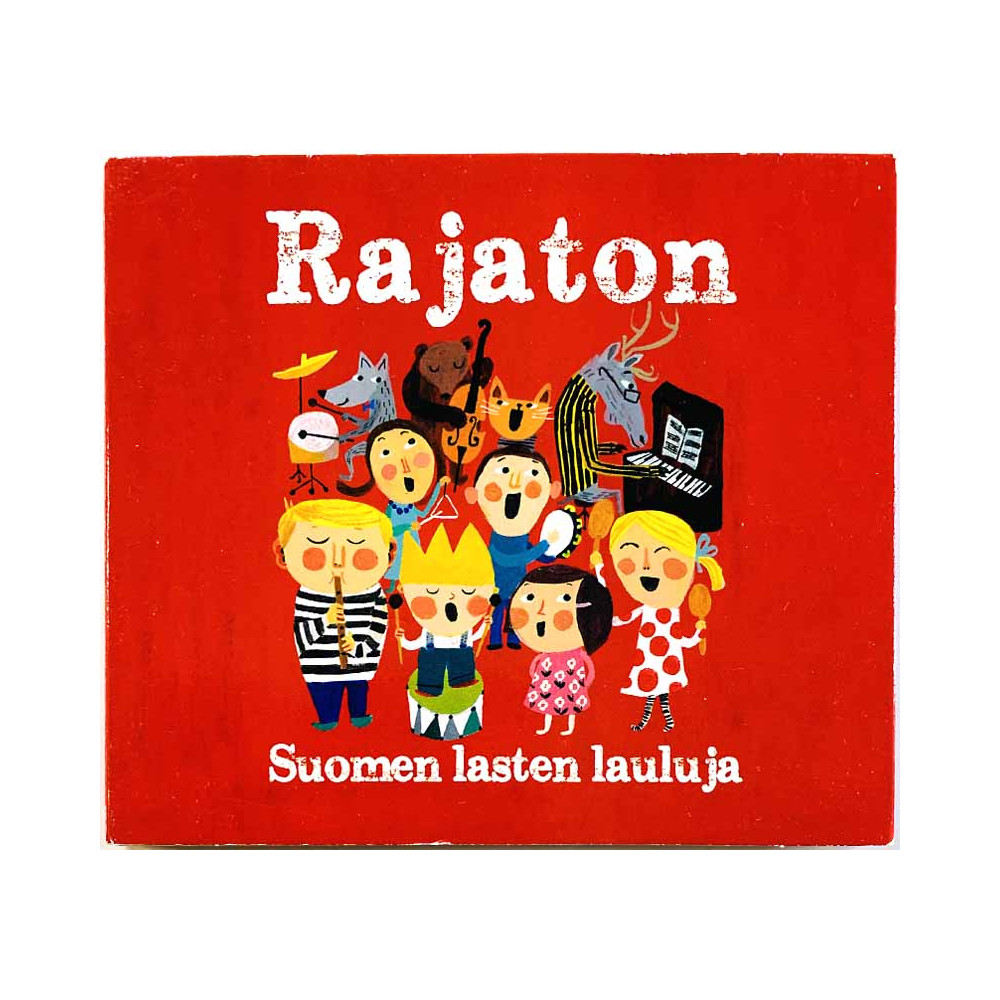 Rajaton CD Suomen lasten lauluja  kansi EX levy VG Käytetty CD