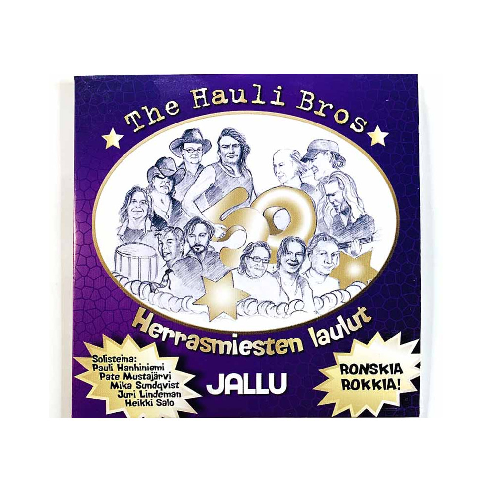 Hauli Bros CD Herrasmiesten laulut  kansi EX- levy EX Käytetty CD