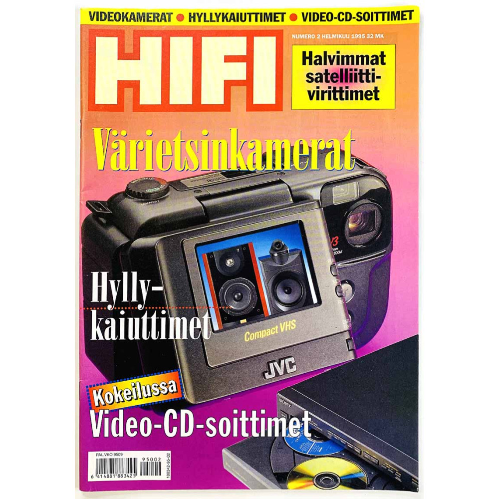 Hifi-lehti : Hyllykaiuttimet, kaiutinkaapelit, satelliittiviritimet - begagnade magazine