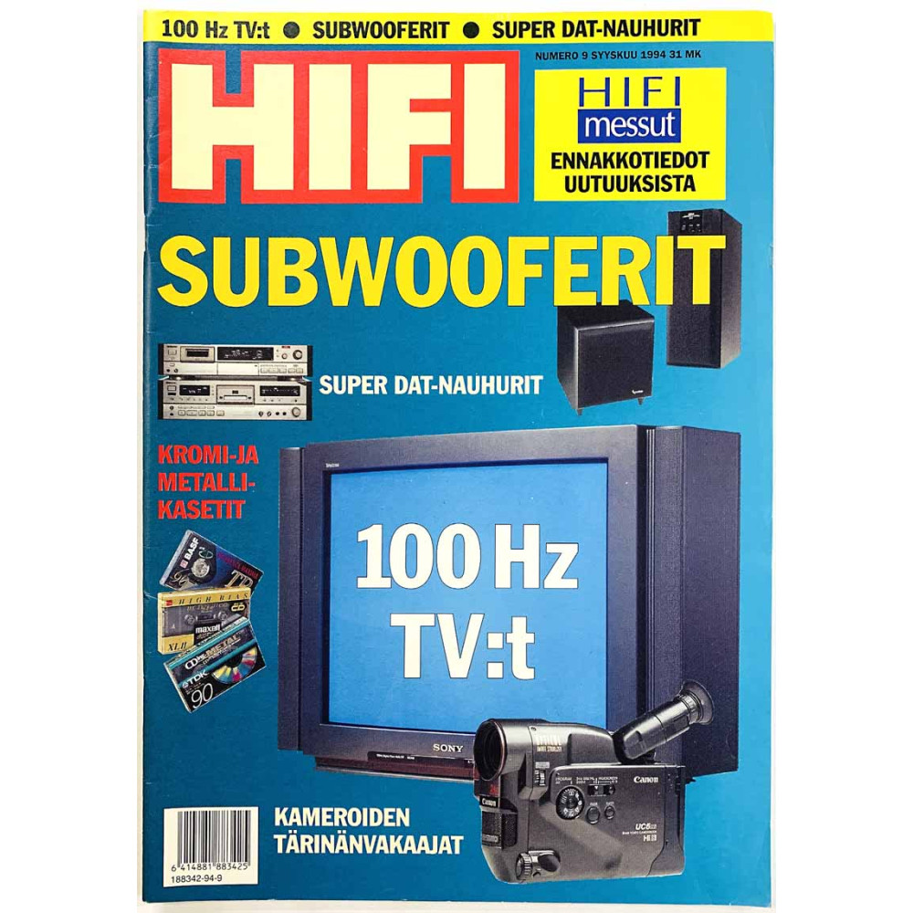 Hifi-lehti : Subwooferit, super DAT-nauhurit - begagnade magazine